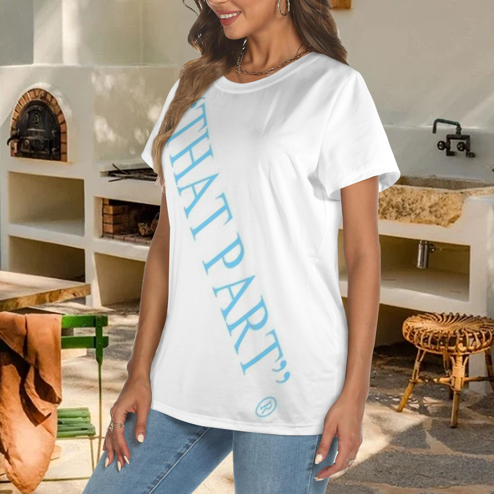 powder t shirt front and back