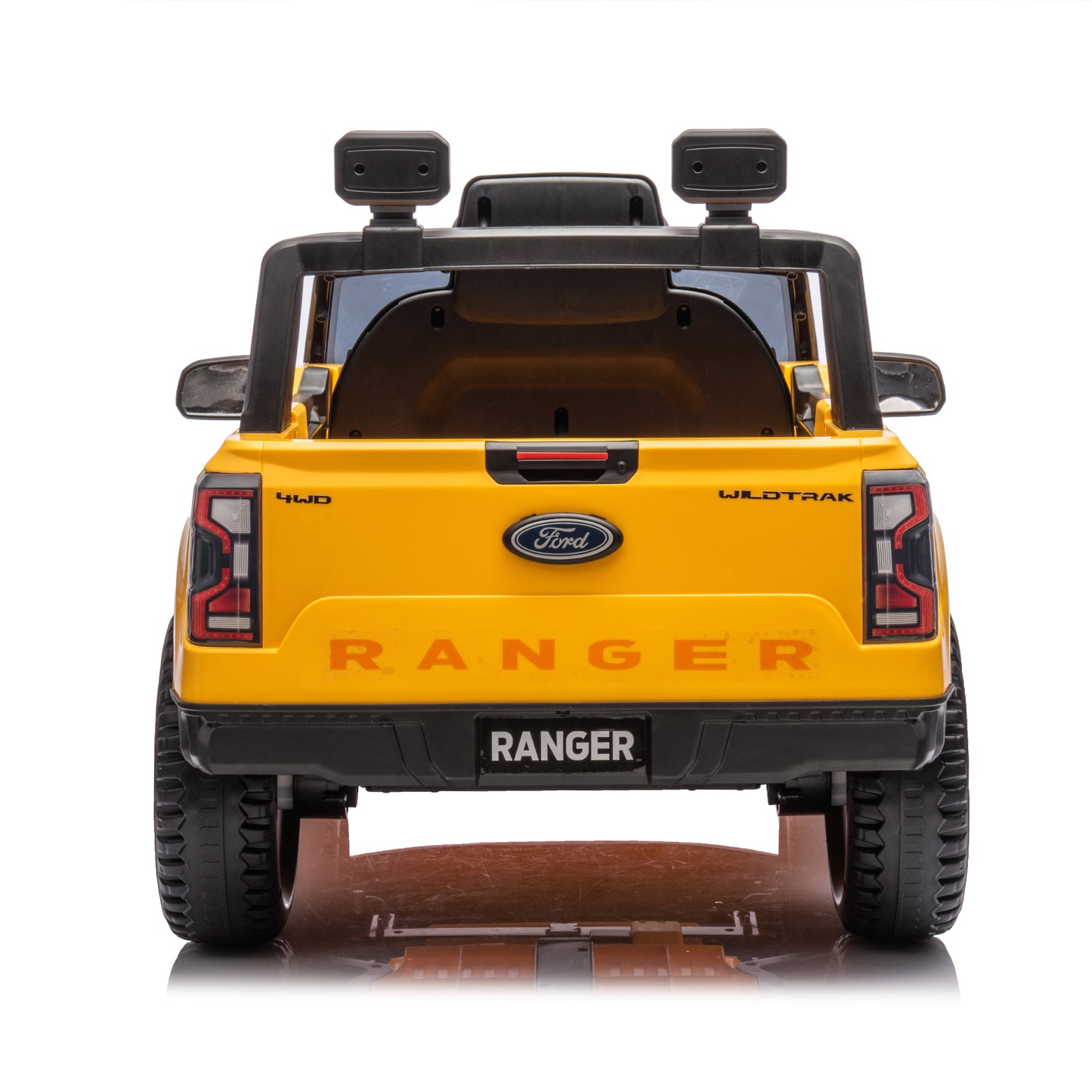 12V Kids Ride On Car W/Parents Remote Control,Licensed Ford Ranger,2WD,Rear wheel suspension,Low Start,Headlight,Horn,MP3,Bluetoooth