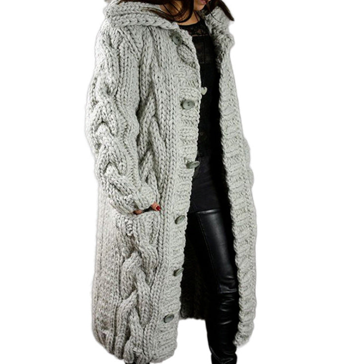 Multi-Color Cardigan, Large Size Sweater Jacket
