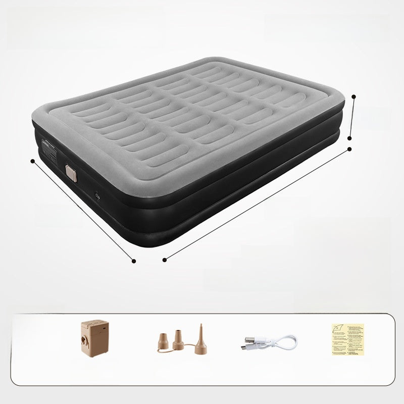 Inflatable Air Mattress with Built-in Pump