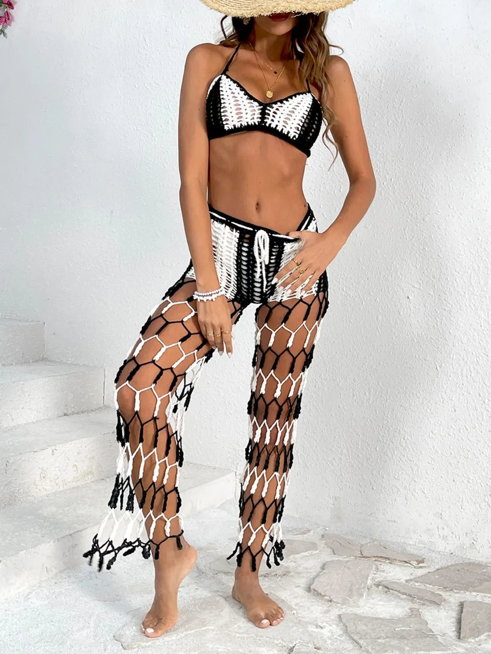Beach top & pants set