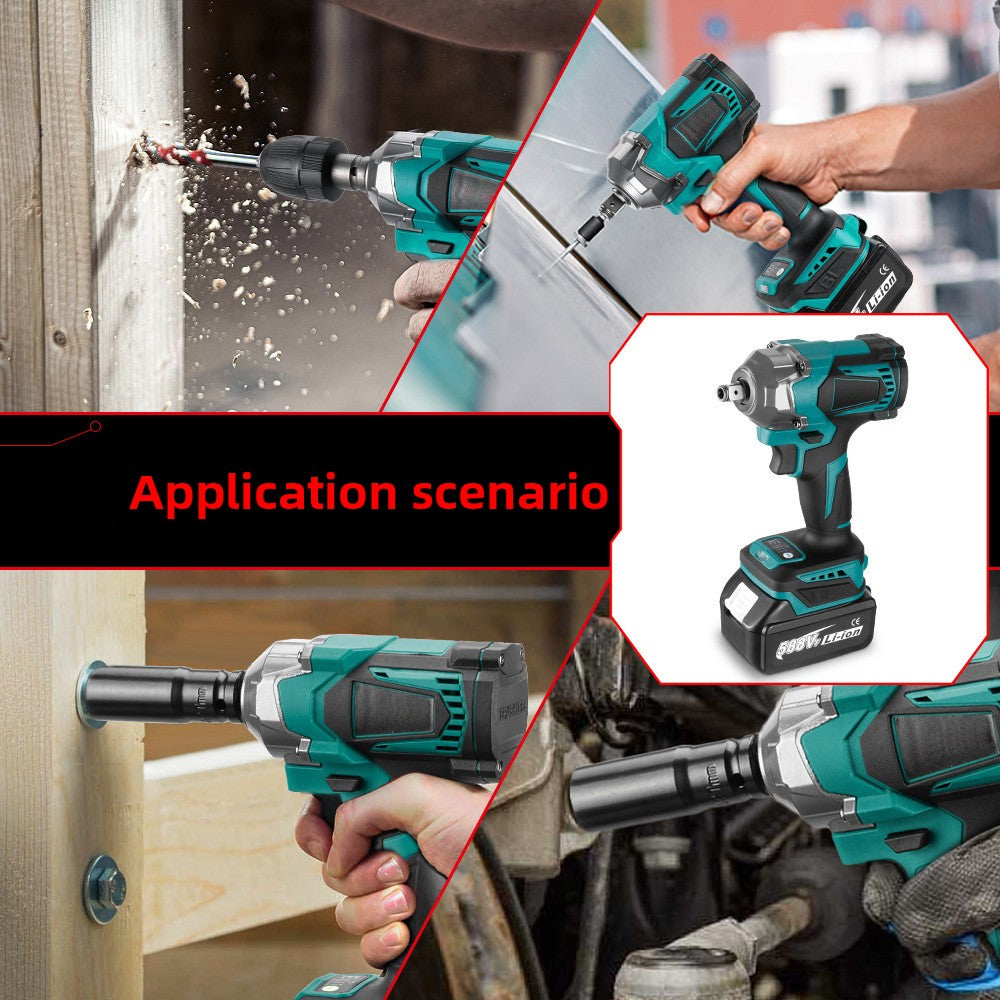 Brushless Electric Impact Wrench High Torque Cordless Tool