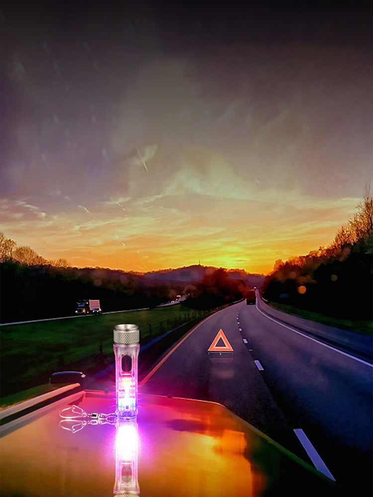 USB Rechargeable Multi-Function Flashlight Strong Light Super Bright Waterproof Long-Range Outdoor Household Portable LED Mini Flashlight