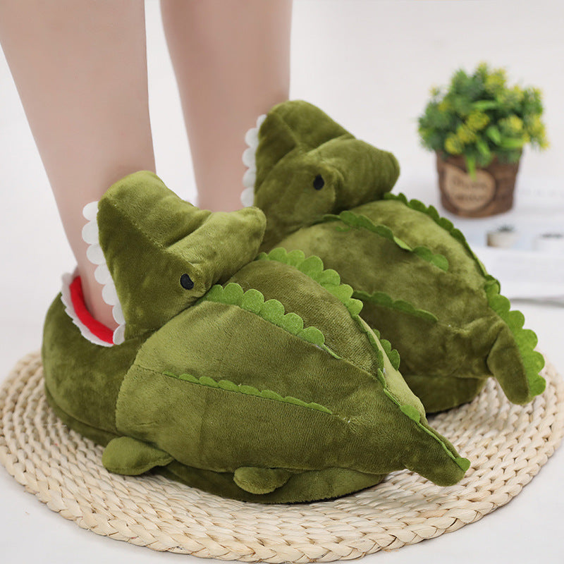 Crocodile Cotton Slippers