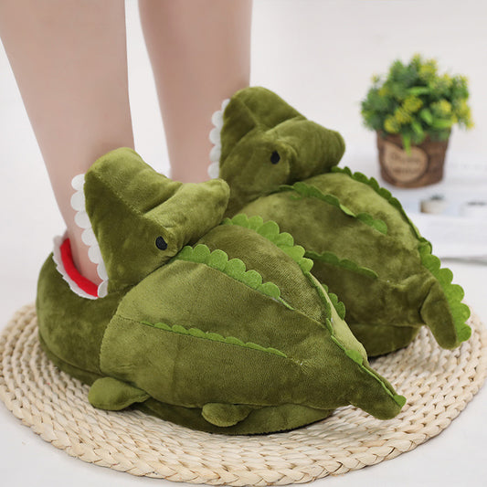 Crocodile Cotton Slippers