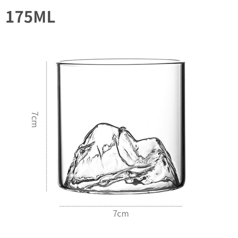 Fuji Mountain Tibetan Drinking Glass