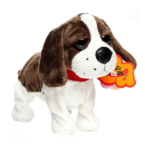 Robot Dog - Barks Stands Walks Interactive Husky Pekingese