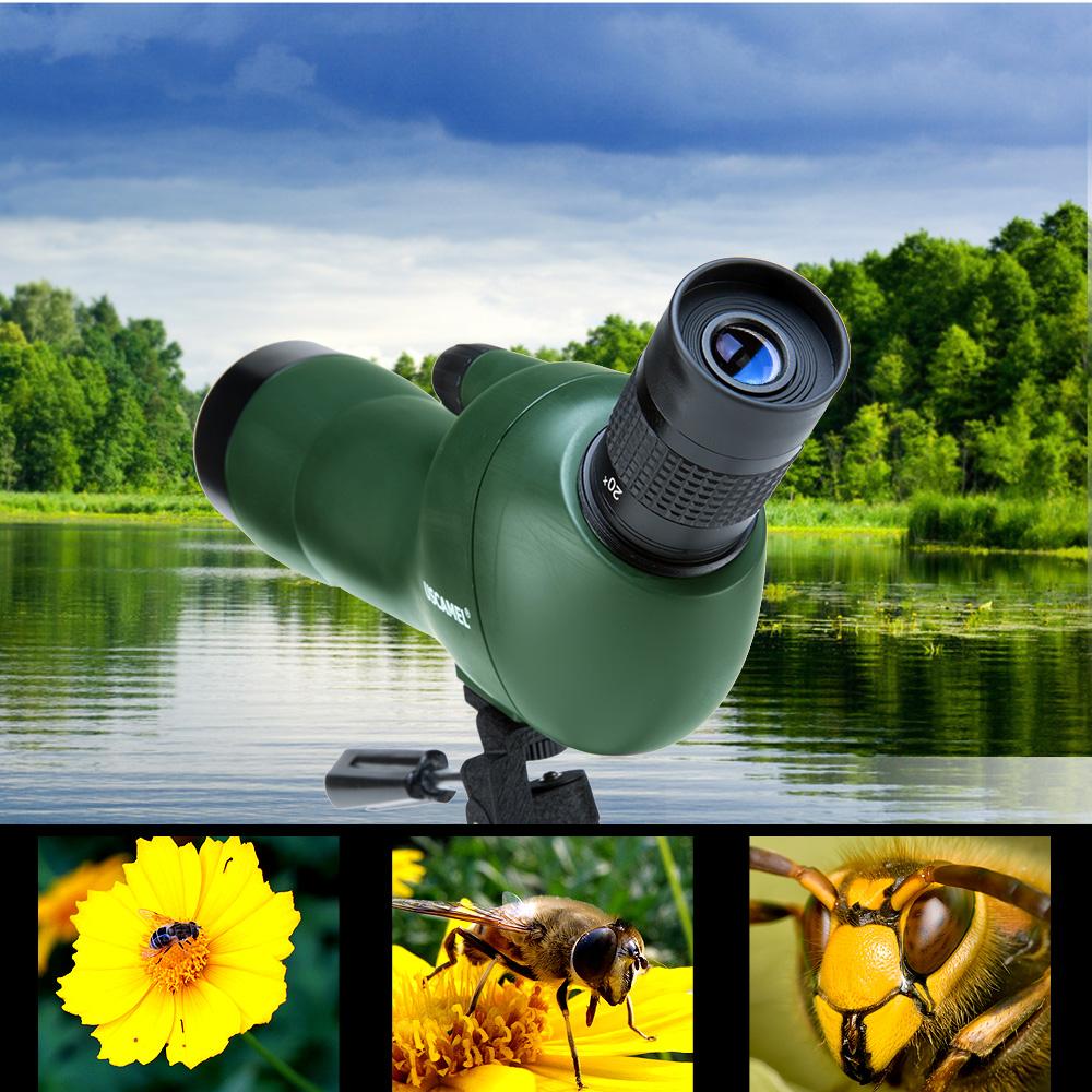 Waterproof Telescope - 20-60x60 Zoom Monocular Telescope - With Tripod - with Camera Photography