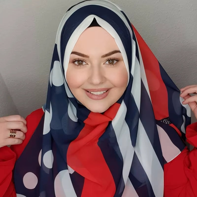 Bubble Chiffon Muslim Hijab Scarf – Elegant, Lightweight & Versatile