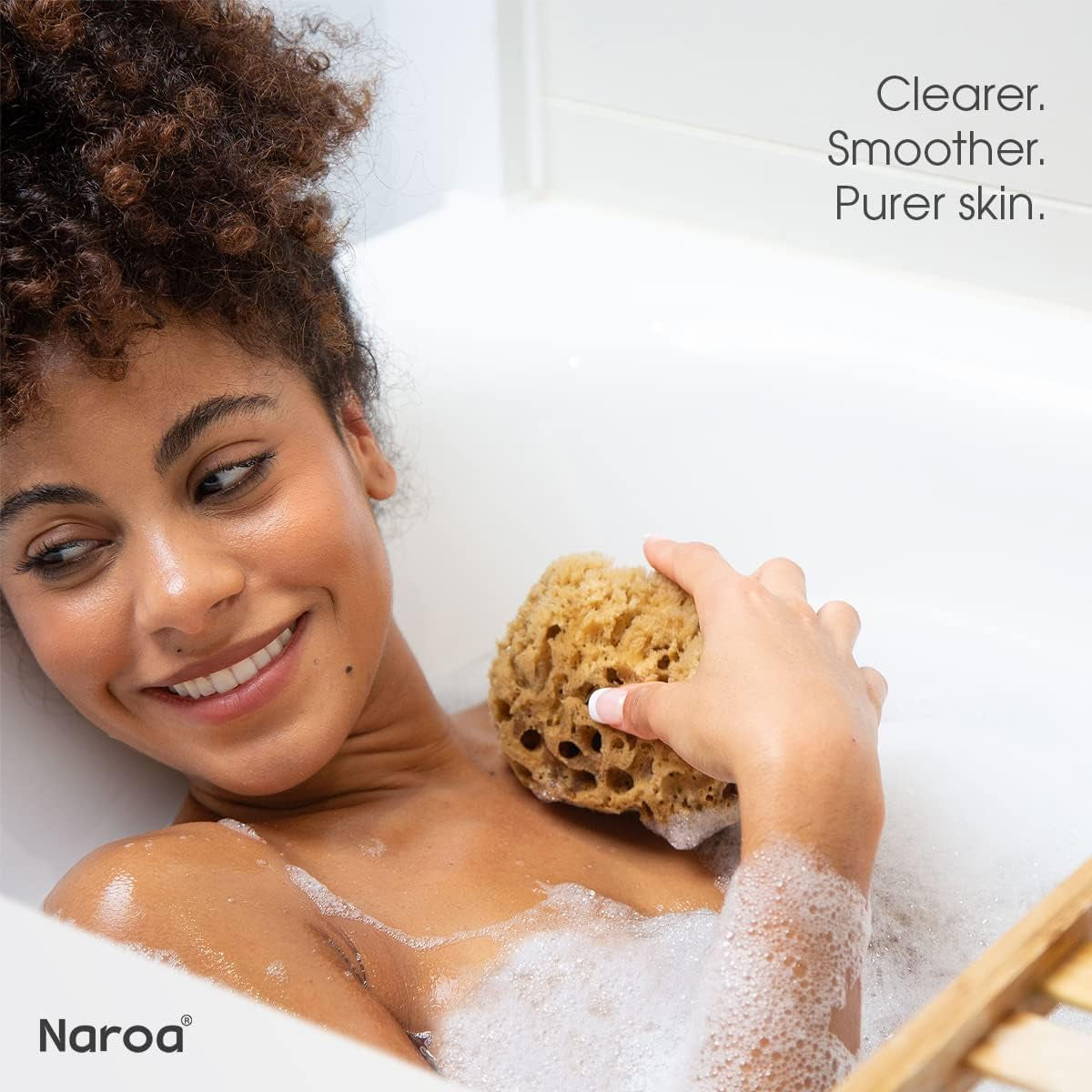 Naroa Shower Sponge — Natural Exfoliation for Healthy, Radiant Skin