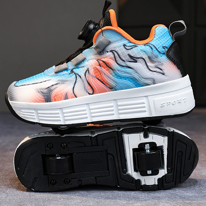 LED Flash Rolling Shoes