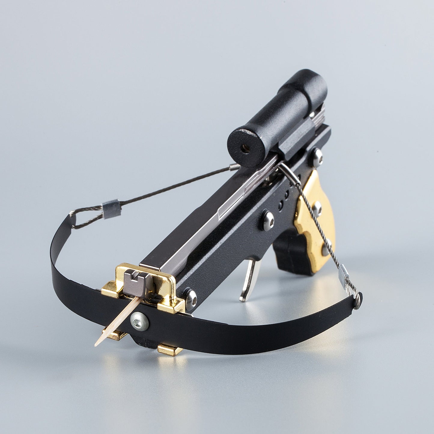 TOOTHPICK CROSSBOW 🏹 ➡️ - The Ghost Hunter (with Infrared Laser Beam)