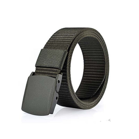 Nylon tactical belt non-metallic, military canvas belt