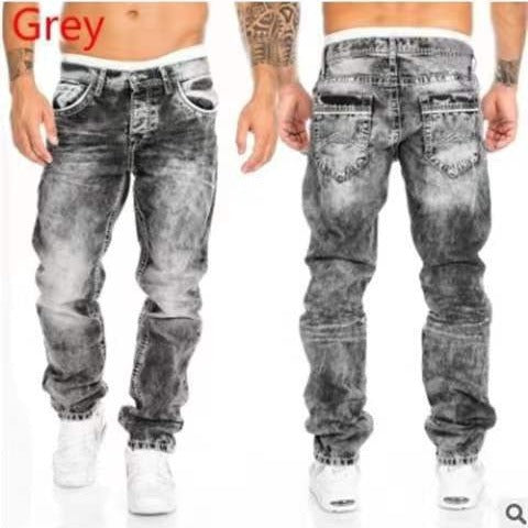 Jeans Open line straight leg jeans
