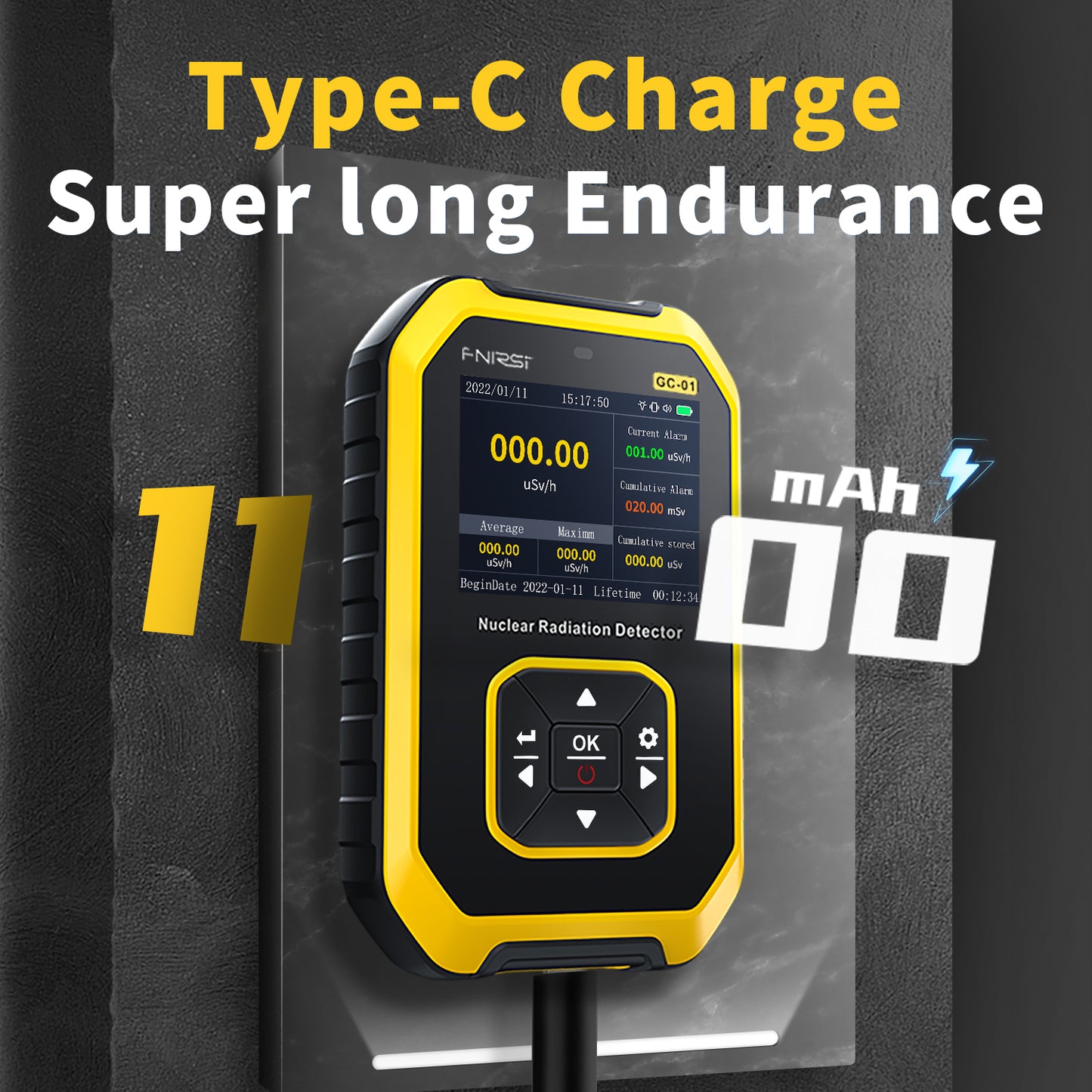 Radiation Detector Professional Geiger Counter