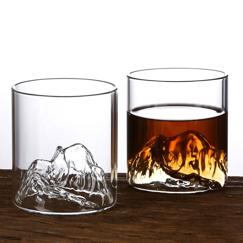 Fuji Mountain Tibetan Drinking Glass