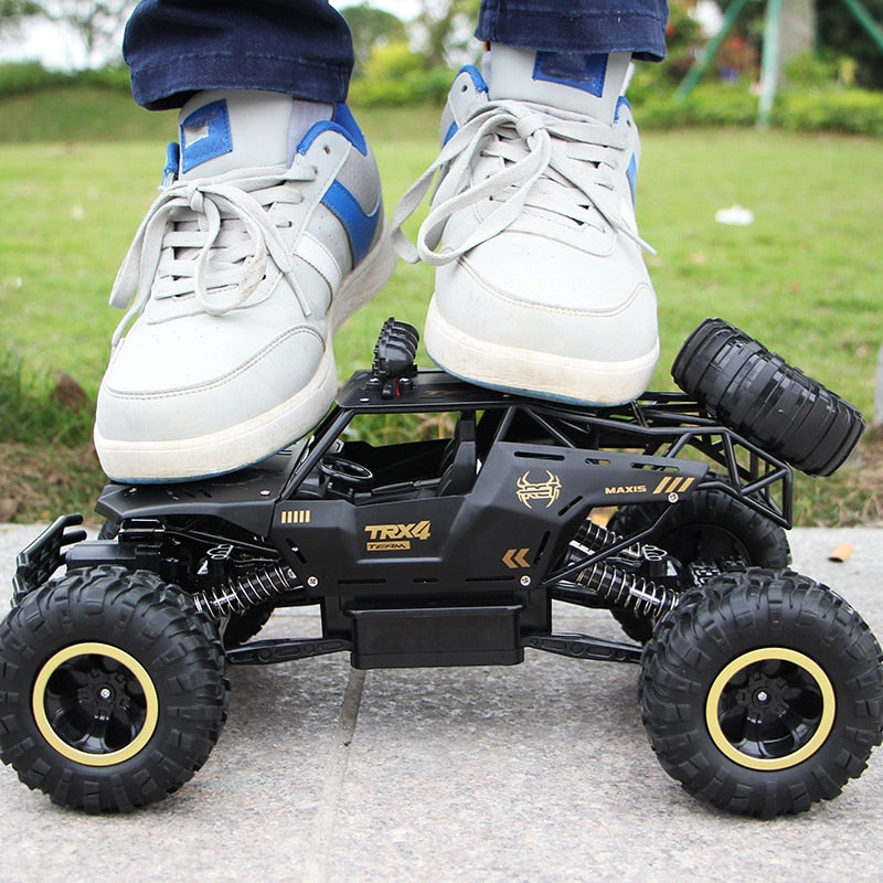 RC Car 4WD Climbing Car 4x4 Double Motors Bigfoot Car Remote Control Off-Road Vehicle
