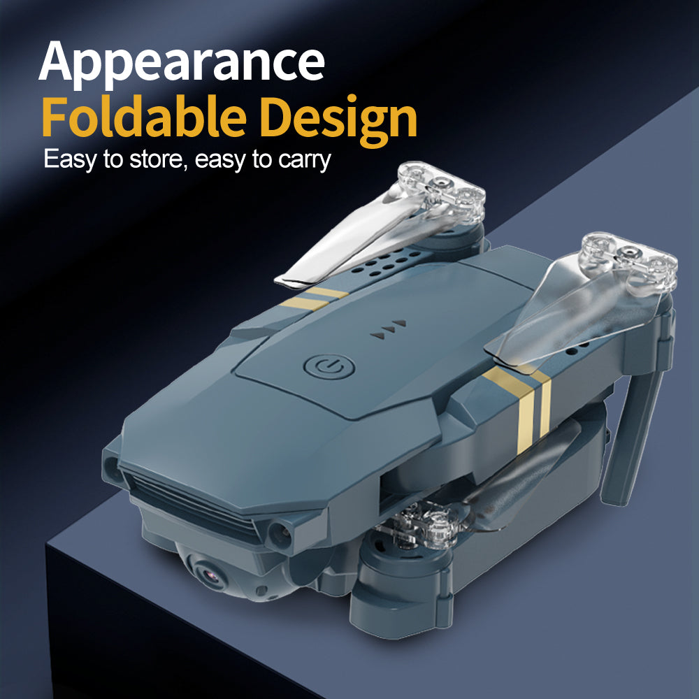 Folding Drone 4K Aerial Photography HD Quadcopter Wifi Fixed Height Remote Control Aircraft LED rotors