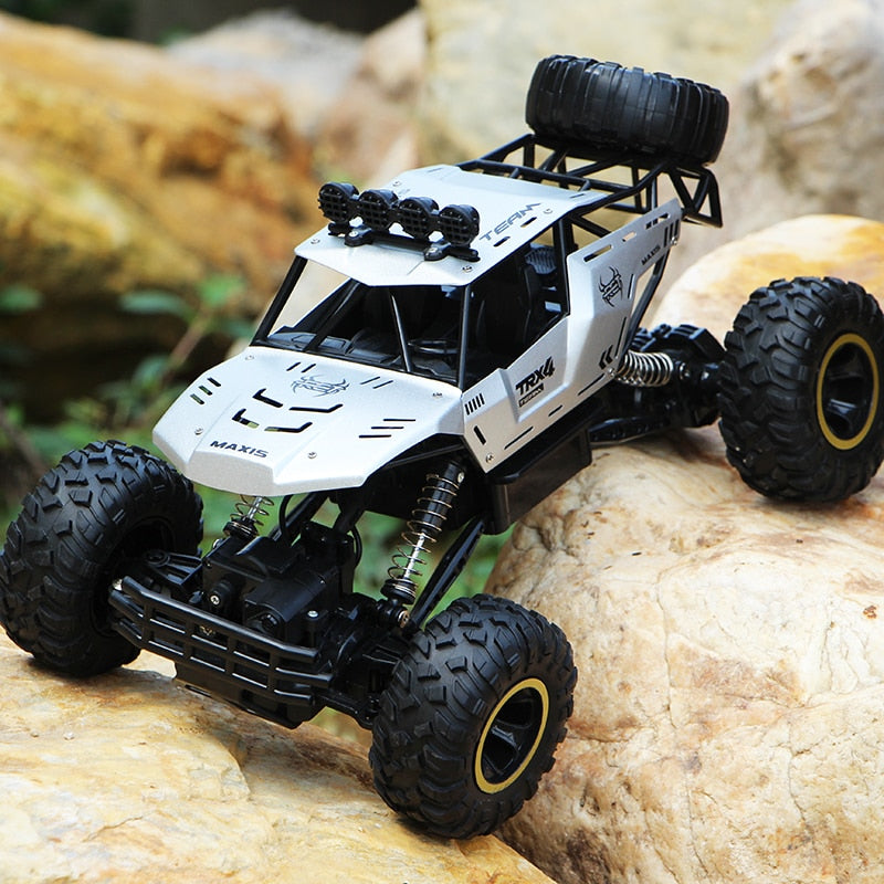 RC Car 4WD Climbing Car 4x4 Double Motors Bigfoot Car Remote Control Off-Road Vehicle
