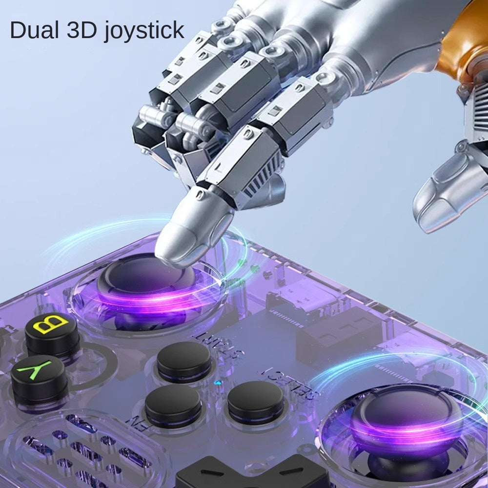 Open-Source Portable Game Console Retro Arcade Handheld Gaming Machine with 3D Dual System for Nostalgia and Portability