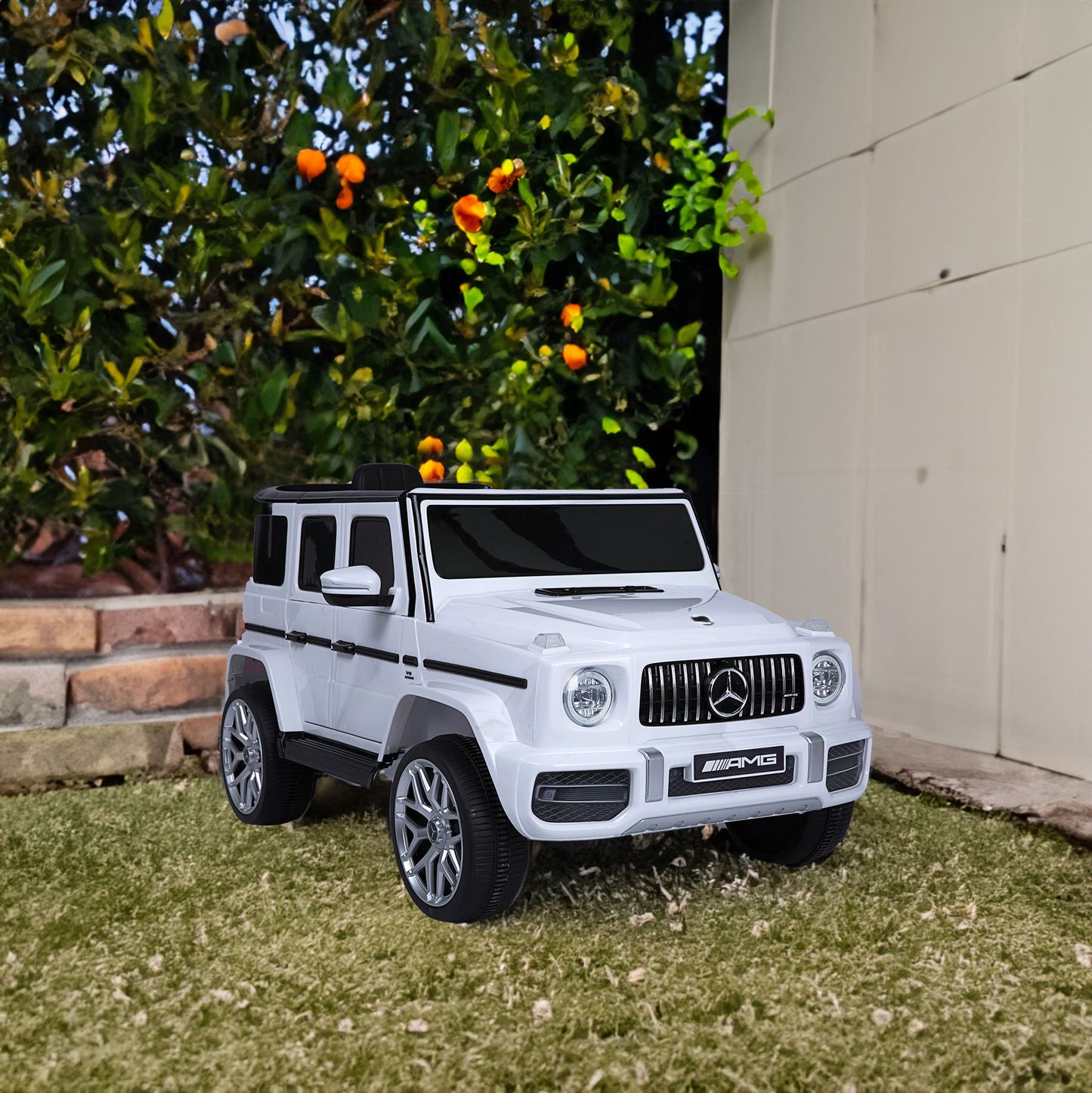 Mercedes Benz G63 Electric Vehicle with Remote Control 12V Music, Horn, Spring Suspension
