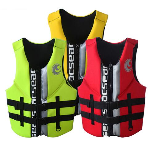 Neoprene Adult Life Vest Jackets Water Floating Surfing Snorkeling Fishing Racing Portable Swimming Vest