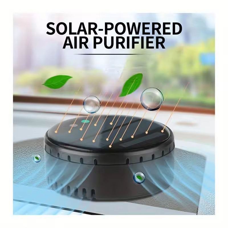 Air Purifier Solar Powered odor removal disinfection and purification device