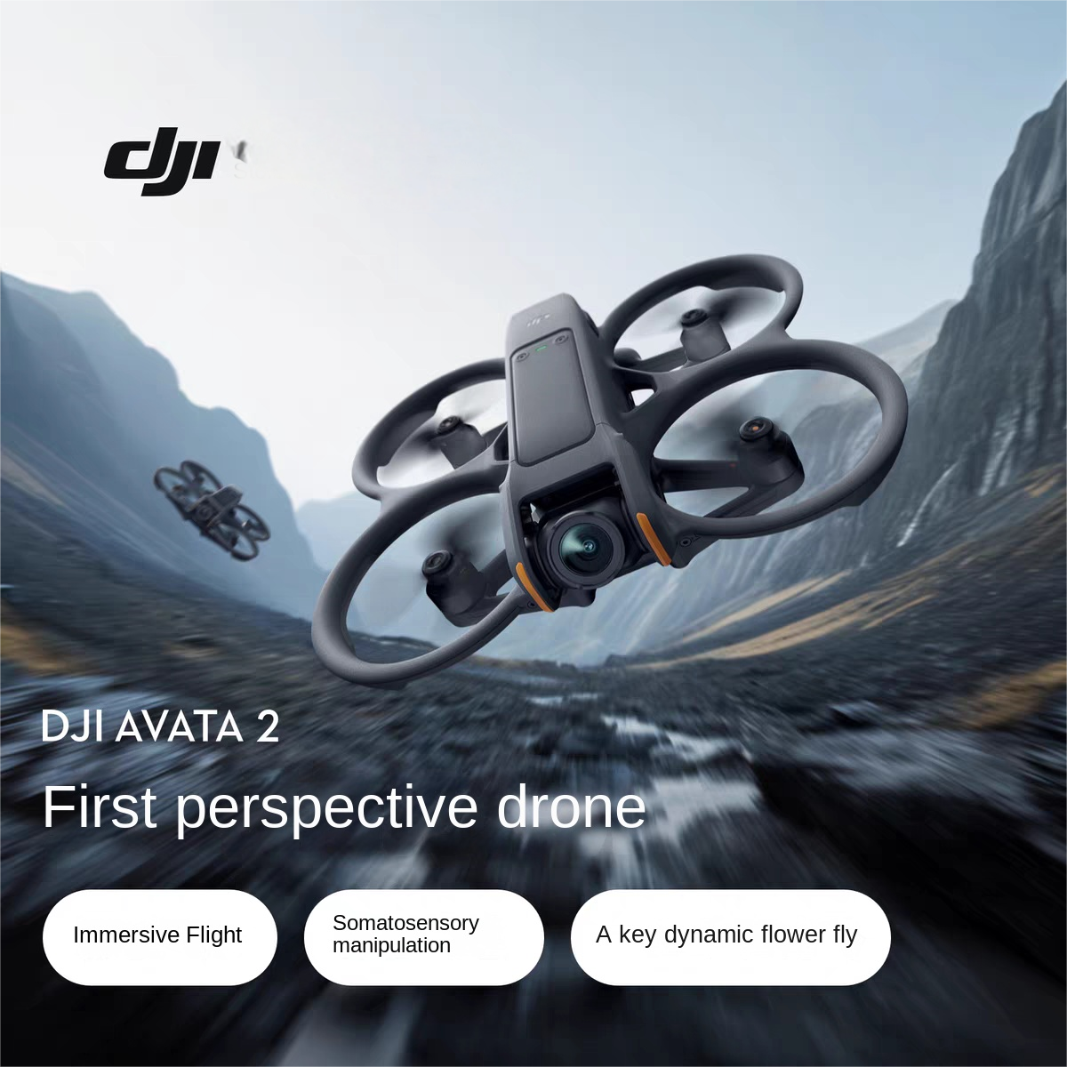 First Perspective Aerial Photography Drone Flight Glasses Sensory Control Immersive Flight