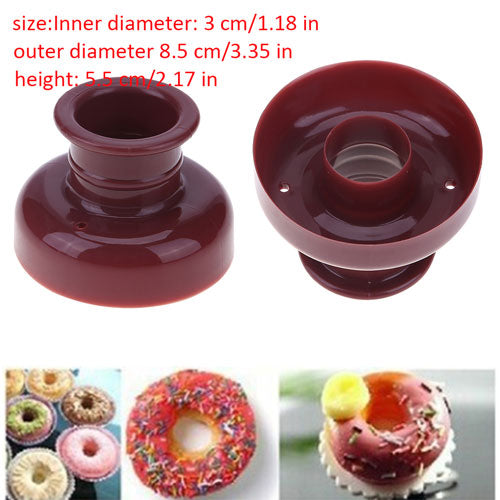 Plastic Light weight Donut Maker Dispenser Deep Fry Donut Mold Easy Fast Portable Arabic Waffle Doughnut Gadget