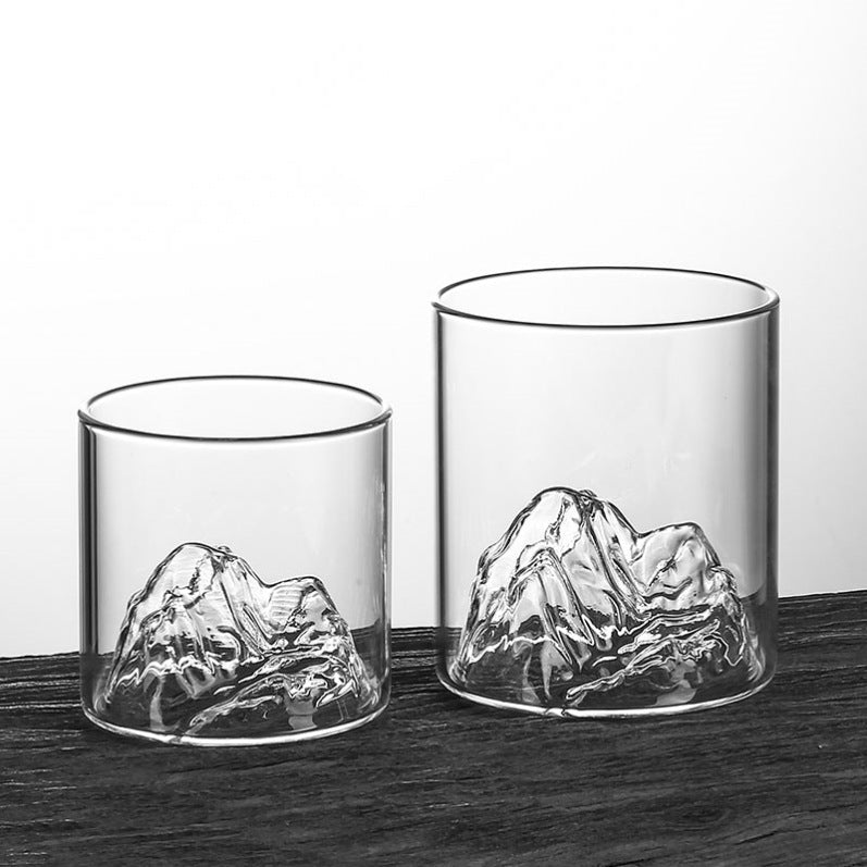 Fuji Mountain Tibetan Drinking Glass