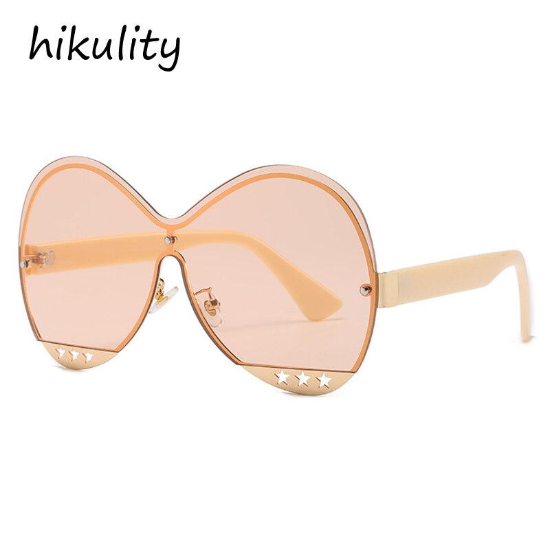 Fashion Hollowed Out Five-Star Medal Trend Sunglasses