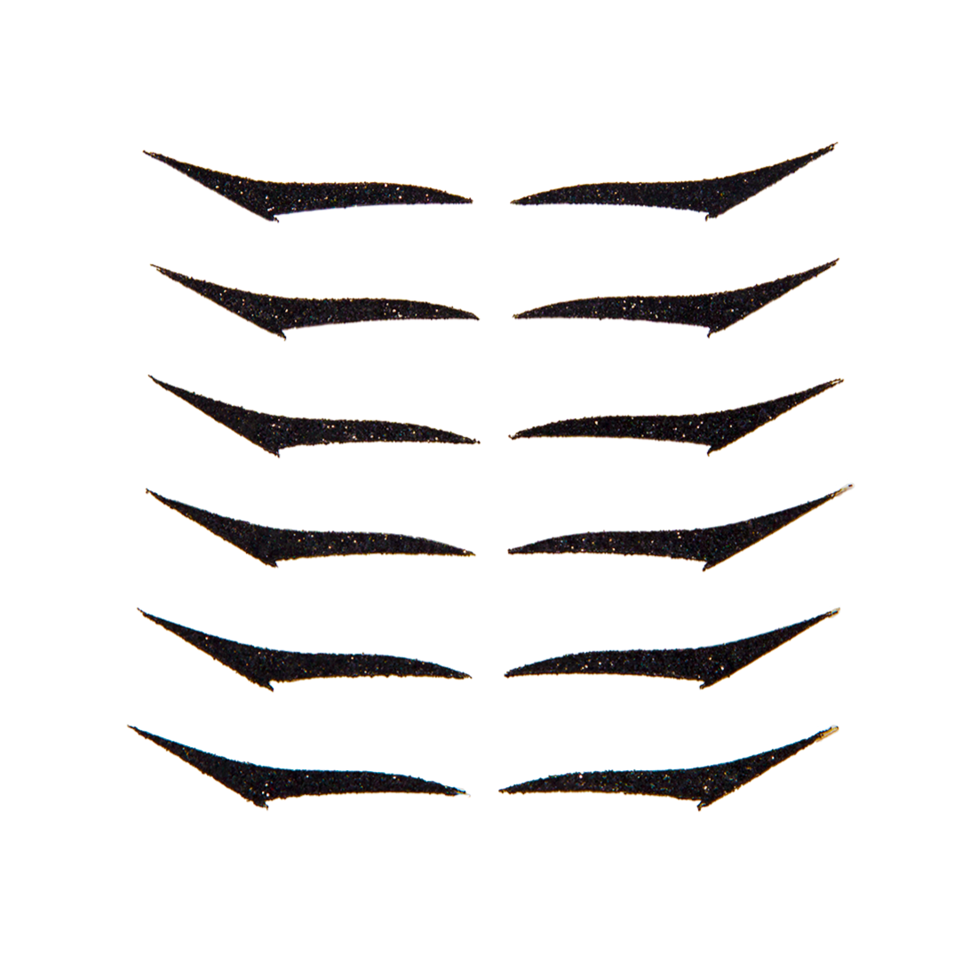 Eyeliner Sticker Kitten Black 6 Pairs