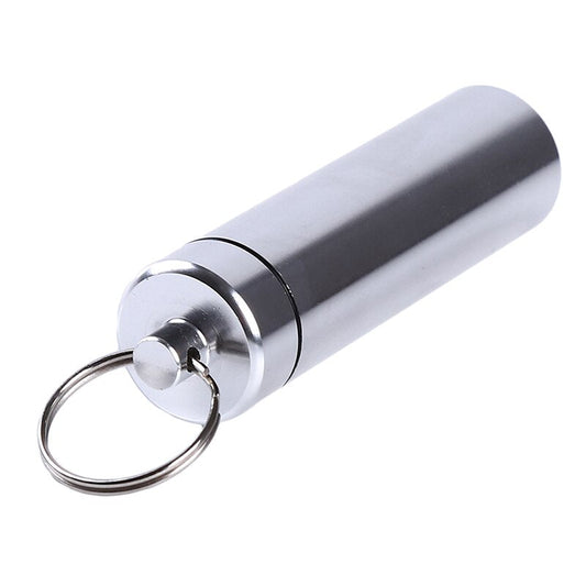 Portable Toothpick Holders – Keychain with Screw Cap in Aluminum & Wood Designs