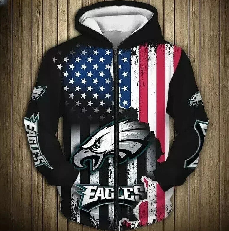 Dallas Cowboys Philadelphia Eagles Buffalo Bills Miami Dolphins Football Team 3D digital print Hoodies