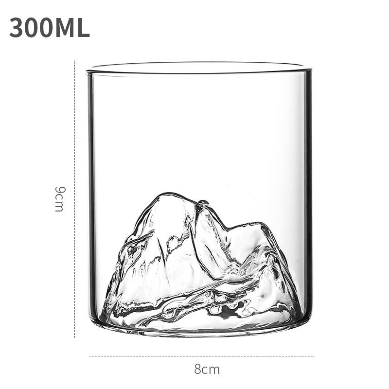 Fuji Mountain Tibetan Drinking Glass