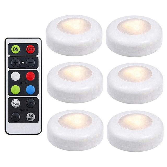 16 Colors 3 Modes LED Lights Wireless Dimmable Touch Sensor Lights LED Lights