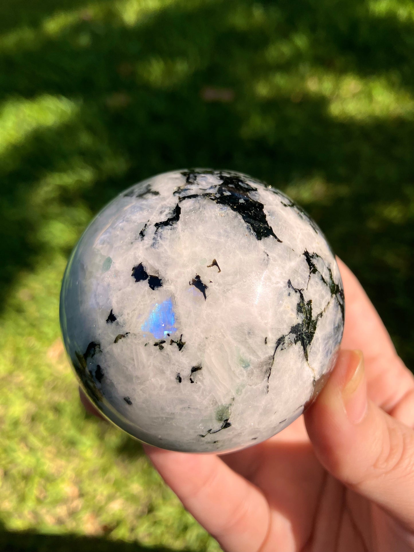Rainbow Moonstone Sphere