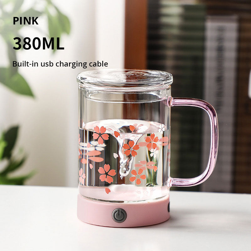 Full Automatic Mixing Cup, Coffee Cup, Multi-Function Electric Charging Type, Rotating Magnetic Cup, Milk Glass