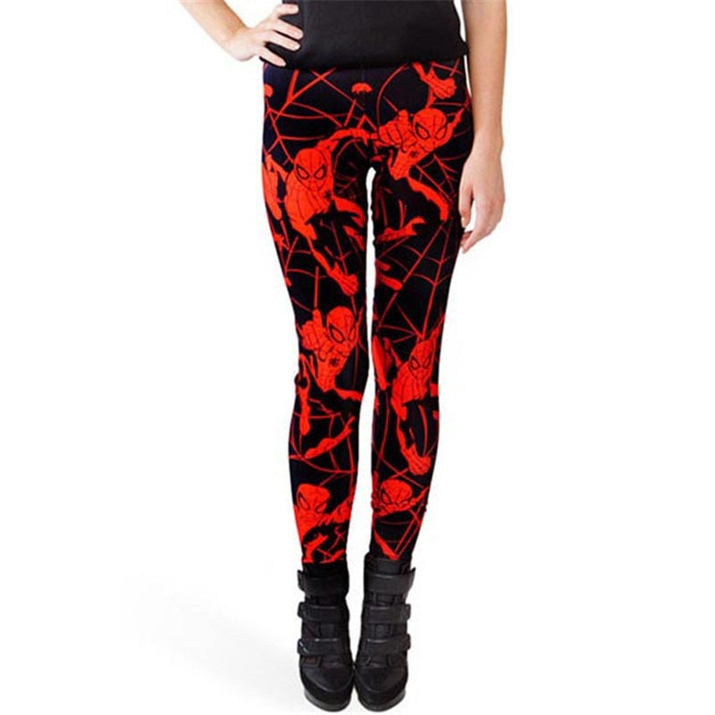 Leggings Digital Print Popular Spider-Man pants