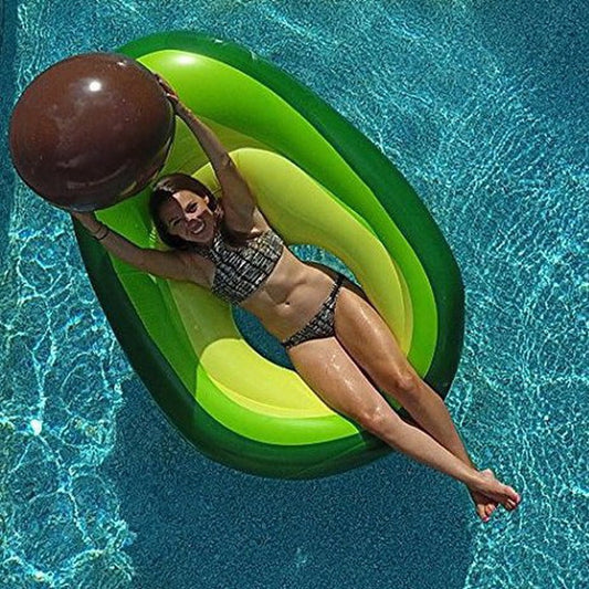Avocado Swimming Ring Inflatable Swim Giant Pool Float
