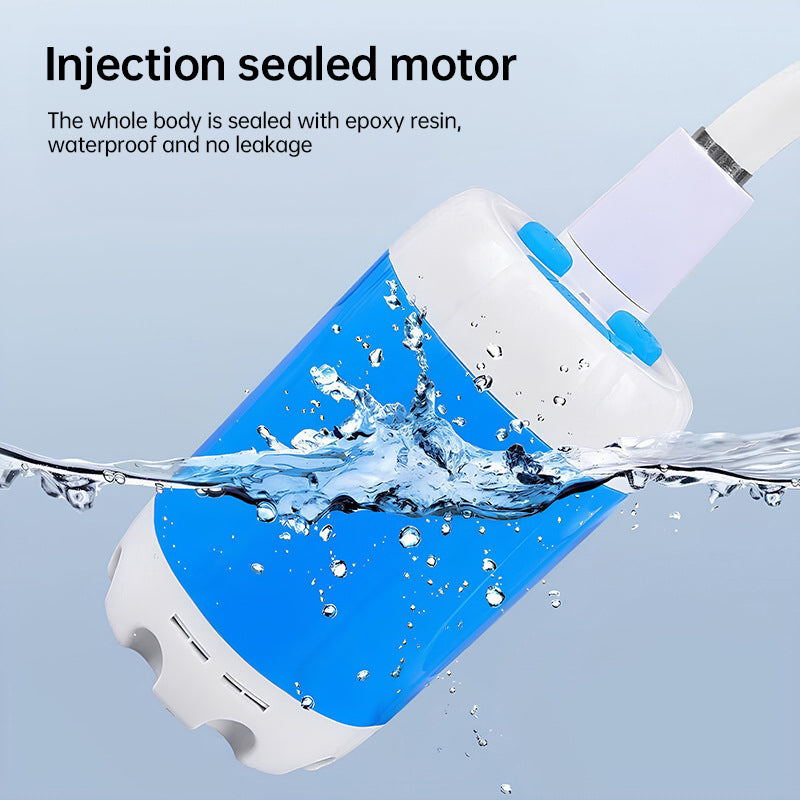 Rechargeable Electric Camping Shower Pump with Smart Digital Display