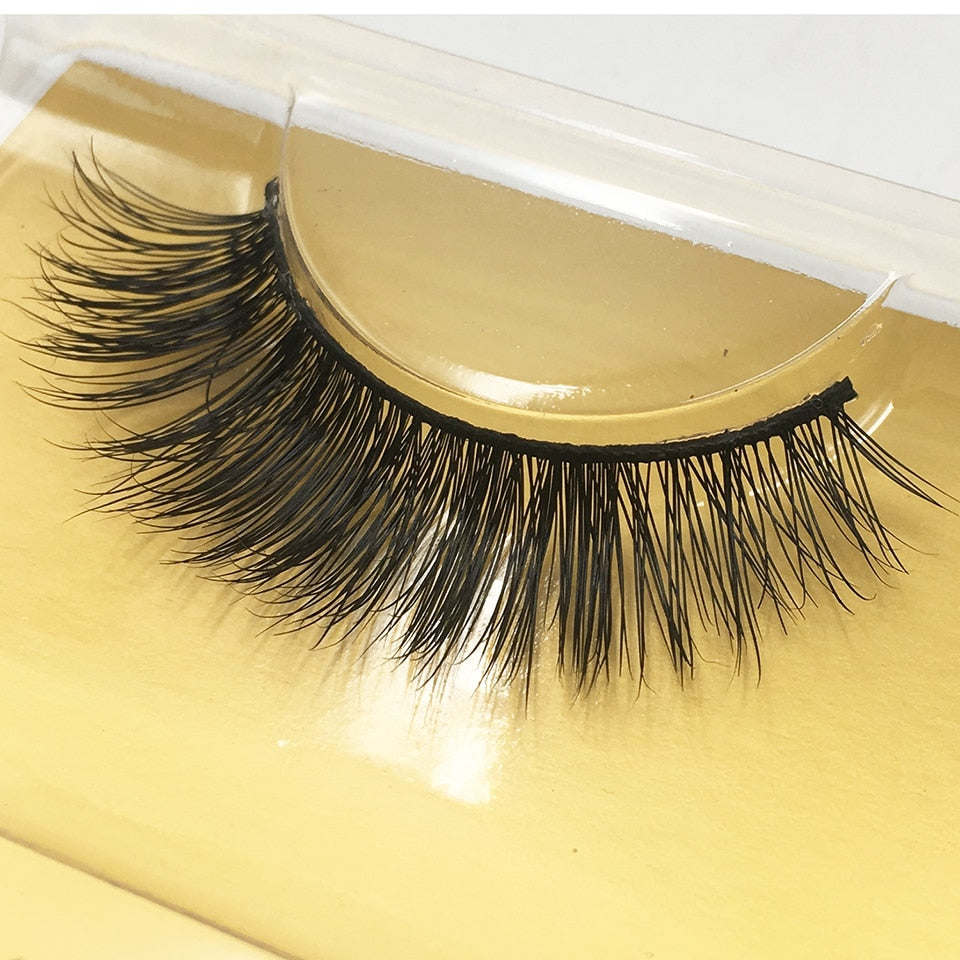 Natural Lightweight 100% Mink Eyelashes