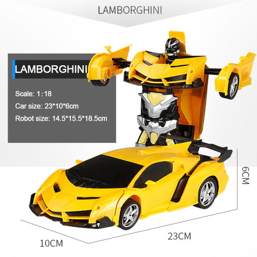 RC Car Transforming Robot Vehicle