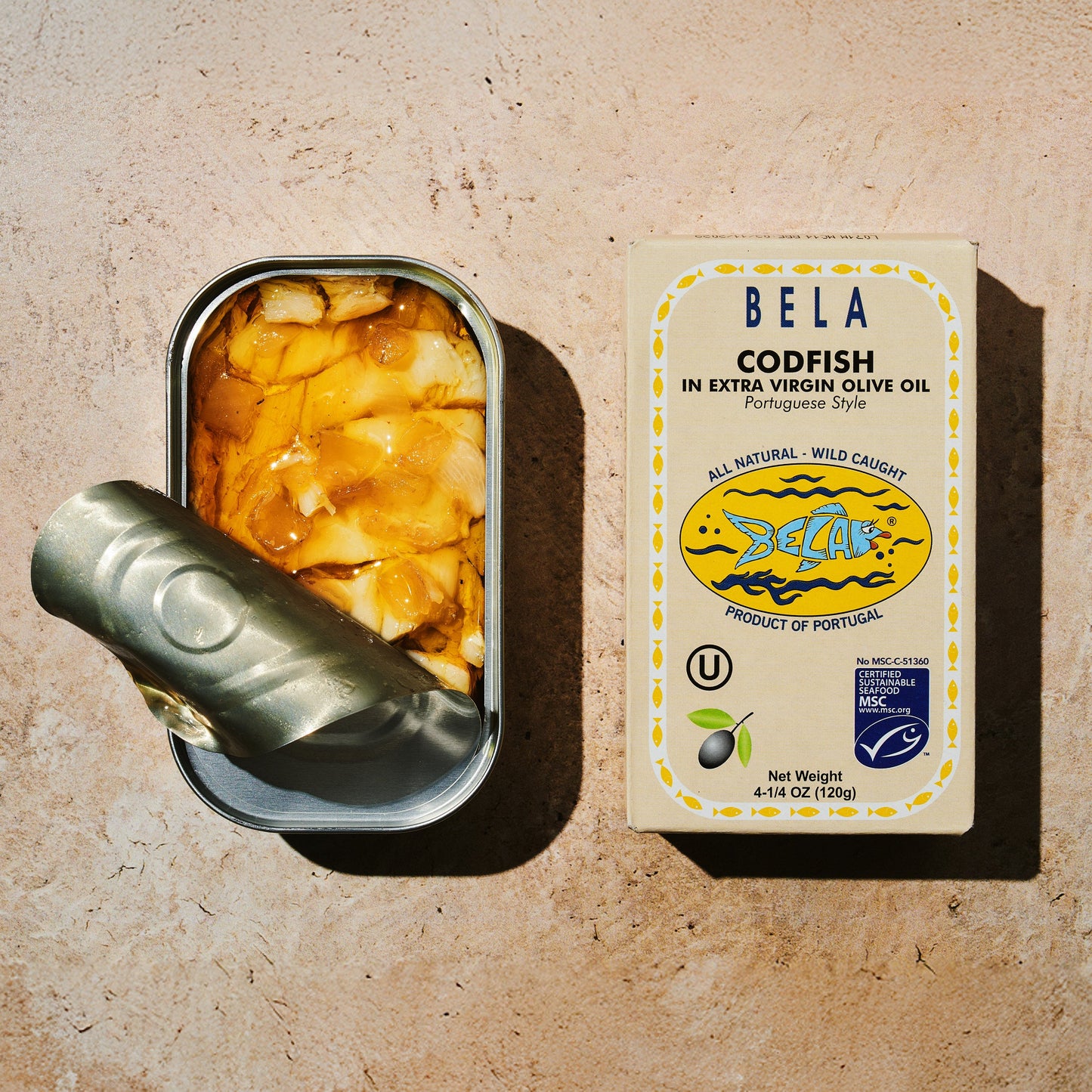 Codfish in Extra Virgin Olive Oil Portuguese Style