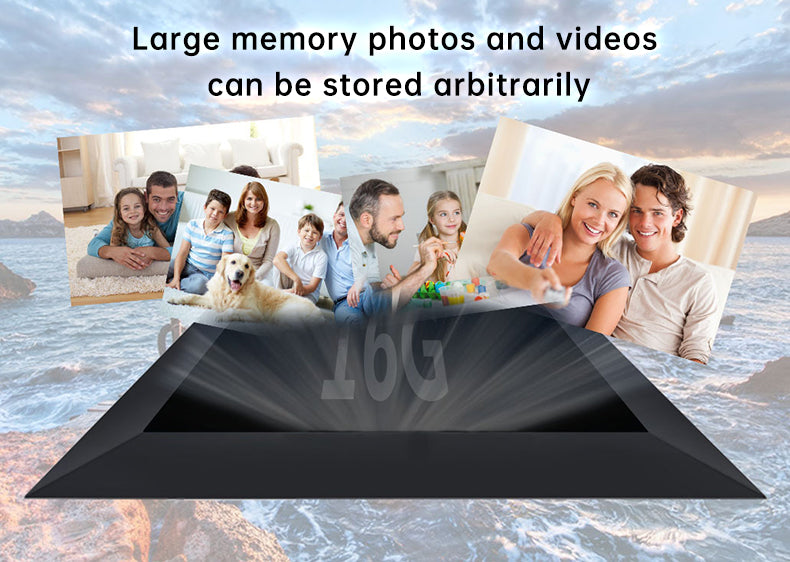 Cloud Photo Frame WiFi digital photo frame 16G memory smart photo album