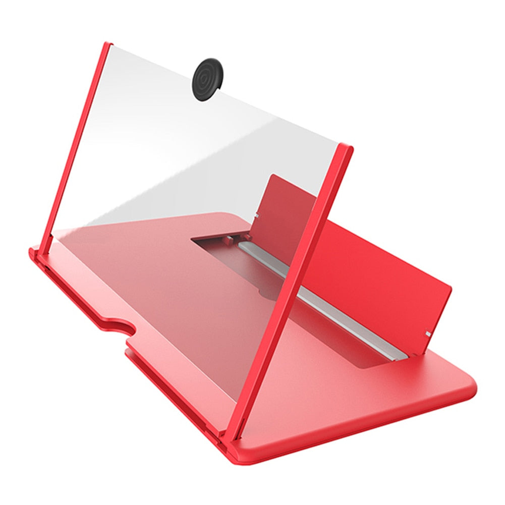3D Phone Screen Magnifier Amplifier Folding Design HD Video Magnifying Glass 12inch