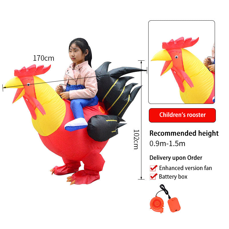 3D Dinosaur Inflatable Clothes