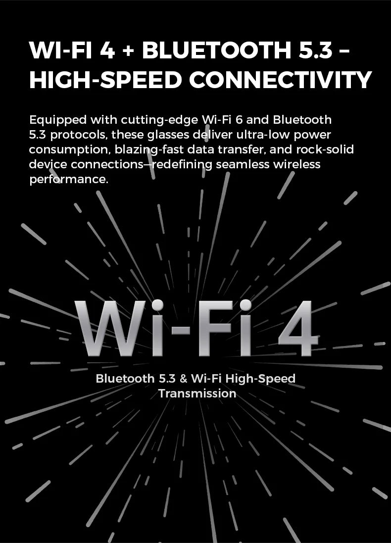 Bluetooth AI Camera glasses Bluetooth call voice assistant real-time translation 5-megapixel Camera stabilization