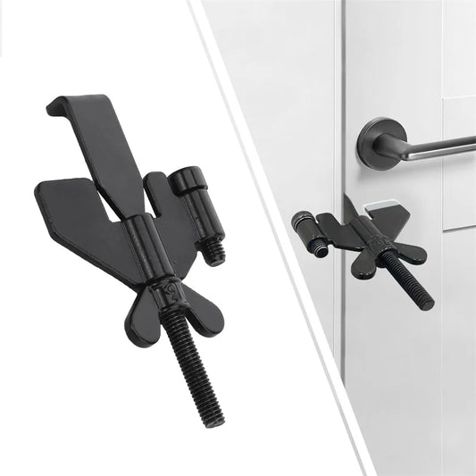 Portable Door Lock Privacy Extra Security Lock Anti Theft Travel Inside Door Locker for Traveling Home Bedroom Apartment