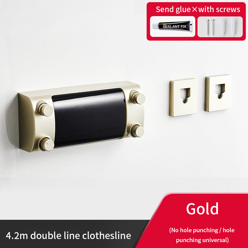 Clothes drying indoor telescopic clothes rack